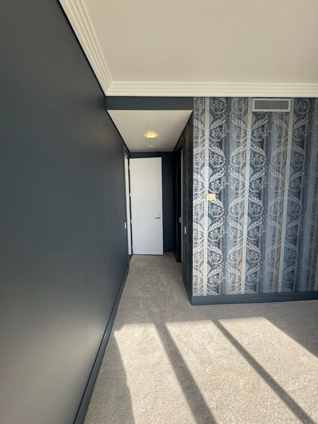 Hallway feature wall