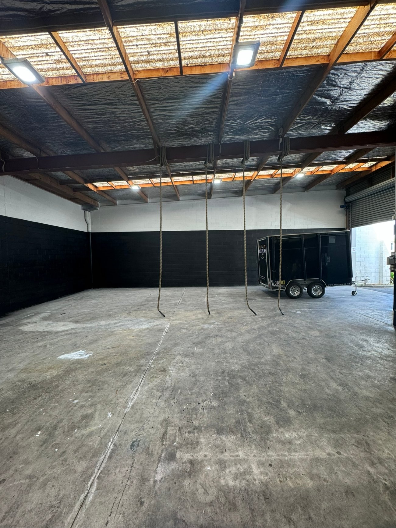 Gym fit-out after repaint