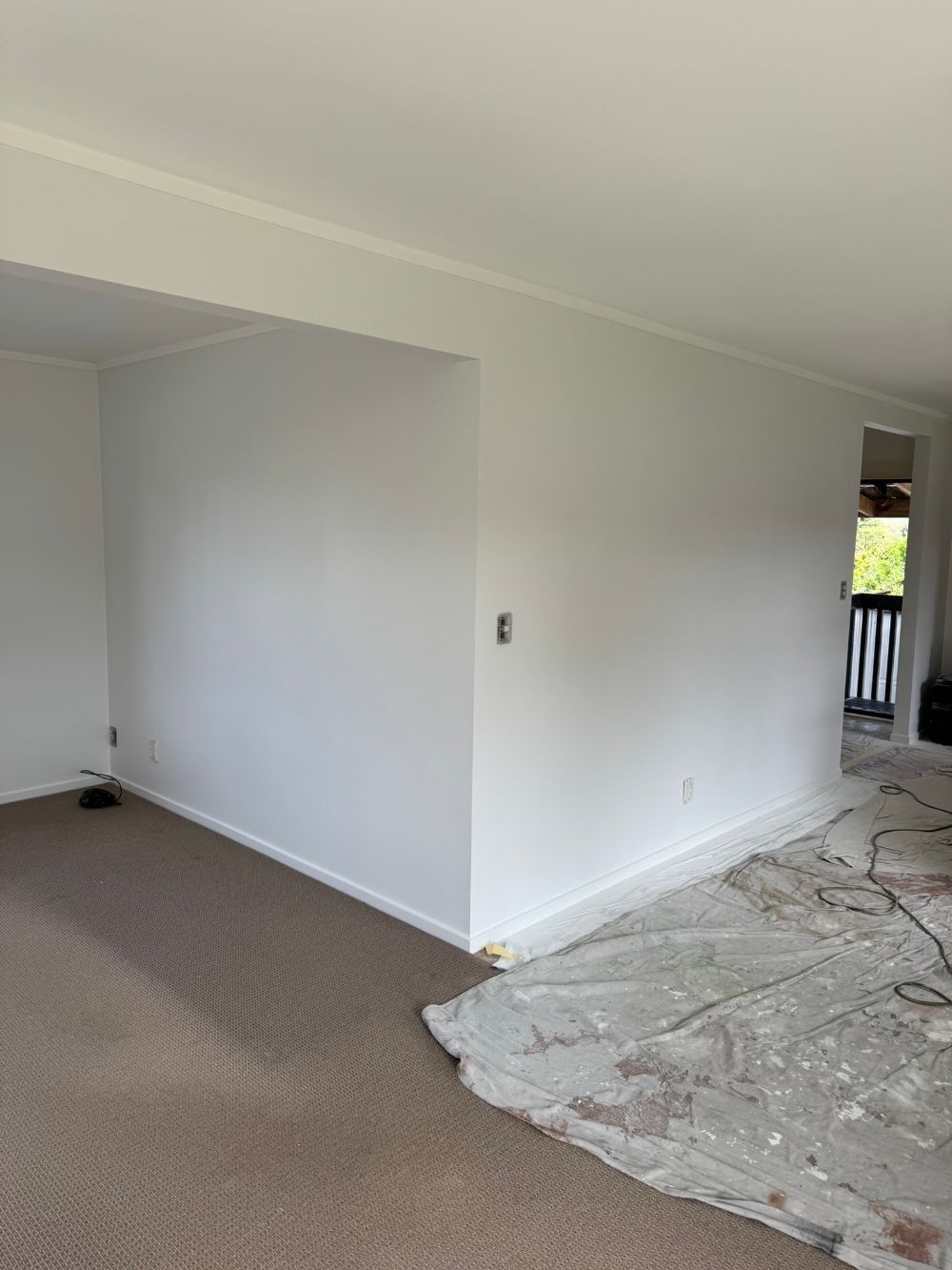 After painting